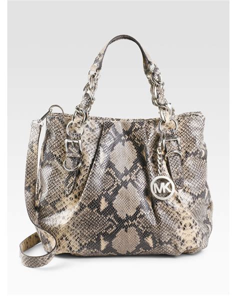 Michael Michael Kors Embossed Python 